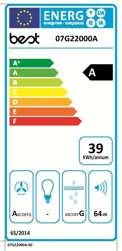 best Slot 07G22000A, Edelstahl/Glas, ohne Motor