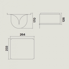 Falmec Umluftweiche Insel KACL.866, 101354