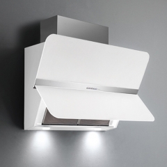 Falmec Flipper NRS, Design, Glas/Schwarz satiniert, 85 cm, Wandhaube, 101609, mit 5 Jahren Garantie