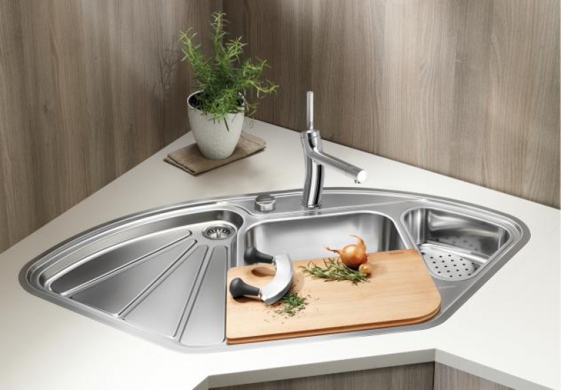 {Spülbecken blanco edelstahl
85} BLANCODELTA-IF Flachrand, 514626 | {Spülbecken blanco edelstahl
85}