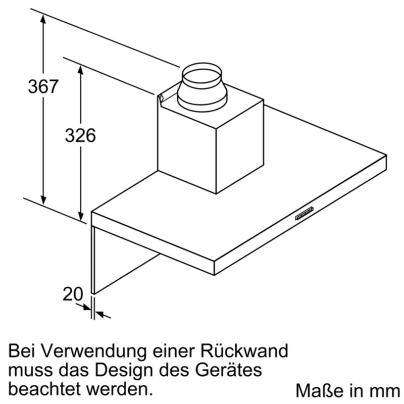 Neff DBBC620N / D62BBC0N0, Wandesse 60 cm, Edelstahl