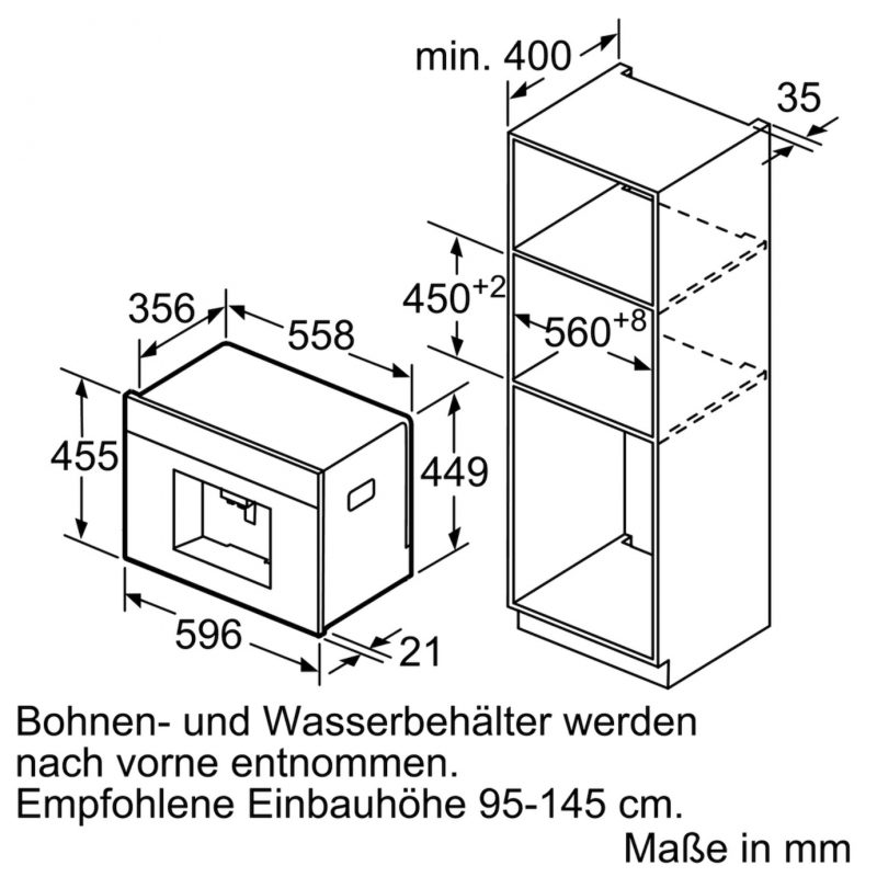 Neff CKS 1561 N / C15KS61N0, EinbauKaffeevollautomat
