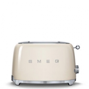 SMEG TSF01CREU Toaster, 2 Scheiben, Farbe Creme