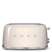 SMEG TSF02CREU Toaster, 4 Scheiben, Farbe Creme