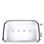 SMEG TSF02SSEU Toaster, 4 Scheiben, Farbe Chrom