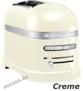 KitchenAid Artisan, 5KMT2204EAC, 2-Scheiben Toaster, Creme