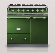 Lacanche Beaune Classic, Kochstation, 90 cm, Farbe Englischgrün, mit 5 Jahren Garantie!