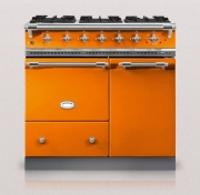 Lacanche Beaune Classic, Kochstation, 90 cm, Farbe Mandarine, mit 5 Jahren Garantie!