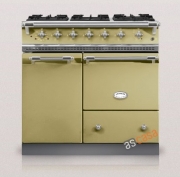 Lacanche Bussy Classic, Kochstation, 90 cm, Farbe Solognegrün, mit 5 Jahren Garantie!