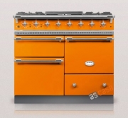 Lacanche Chagny Classic, Kochstation, 100 cm, Farbe Mandarine, mit 5 Jahren Garantie!