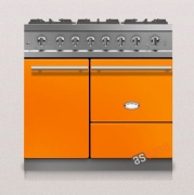 Lacanche Bussy Modern, Kochstation, 90 cm, Farbe Mandarine, mit 5 Jahren Garantie!