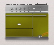 Lacanche Chambertin Modern, Kochstation, 110,5 cm, Farbe Olivgrün, mit 5 Jahren Garantie!