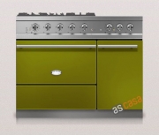 Lacanche Savigny Modern, Kochstation, 110,5 cm, Farbe Olivgrn, mit 5 Jahren Garantie!