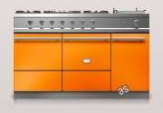 Lacanche Cluny 1400 D Modern, Kochstation, 140,5 cm, Farbe Mandarine, mit 5 Jahren Garantie!