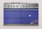 Lacanche Sully Modern, Kochstation, 140,5 cm, Farbe Portoblau, mit 5 Jahren Garantie!