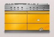 Lacanche Sully Modern, Kochstation, 140,5 cm, Farbe Provence Gelb, mit 5 Jahren Garantie!