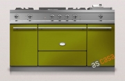 Lacanche Citeaux Modern, Kochstation, 150,5 cm, Farbe Olivgrün, mit 5 Jahren Garantie!