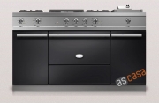Lacanche Citeaux Modern, Kochstation, 150,5 cm, Farbe Schwarz, mit 5 Jahren Garantie!
