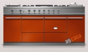 Lacanche Cluny 1800 Modern, Kochstation, 180,5 cm, Farbe Terracotta, mit 5 Jahren Garantie!