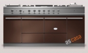 Lacanche Cluny 1800 Modern, Kochstation, 180,5 cm, Farbe Schokolade, mit 5 Jahren Garantie!