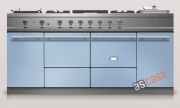Lacanche Cluny 1800 Modern, Kochstation, 180,5 cm, Farbe Delfter Blau, mit 5 Jahren Garantie!