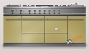 Lacanche Cluny 1800 Modern, Kochstation, 180,5 cm, Farbe Solognegrün, mit 5 Jahren Garantie!