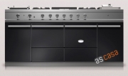 Lacanche Cluny 1800 Modern, Kochstation, 180,5 cm, Farbe Schwarz, mit 5 Jahren Garantie!