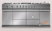 Lacanche Cluny 1800 Modern, Kochstation, 180,5 cm, Farbe Edelstahl, mit 5 Jahren Garantie!