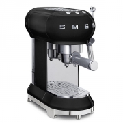 SMEG ECF01BLEU, Espressomaschine, Siebträger, Farbe Schwarz