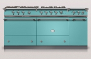 Lacanche Sully 1800-D Classic, Kochstation, 180,5 cm, Farbe Bleu Corail, mit 5 Jahren Garantie!