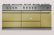 Lacanche Sully 1800-D Modern, Kochstation, 180,5 cm, Farbe Vertsologne, mit 5 Jahren Garantie!