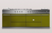 Lacanche Sully 2200 Modern, Kochstation, 220,5 cm, Farbe Vert Olive, mit 5 Jahren Garantie!