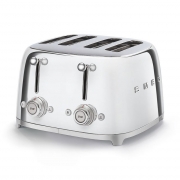 SMEG TSF03SSEU 4-Schlitz Toaster, Farbe Chrom