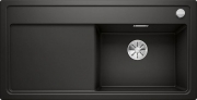 Blanco Zenar XL 6 S Einbausple Becken rechts, Farbe schwarz, InFino Ablauf, 526062