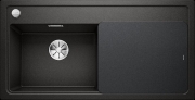 Blanco Zenar XL 6 S Einbausple Becken links, Farbe schwarz, InFino Ablauf, 526059