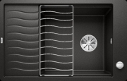 Blanco Elon XL 6 S-F Silgranit PuraDur 2, flchenbndig, Farbe schwarz, InFino Ablauf, 525884