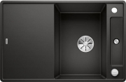 Blanco Axia III 45 S-F, flchenbndig, inkl. Glasschneidbrett, Farbe schwarz, InFino Ablauf, 525842
