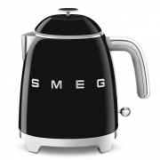 SMEG KLF05BLEU Mini-Wasserkocher, 0,8 L, feste Temperatur, Farbe Schwarz