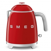 SMEG KLF05RDEU Mini-Wasserkocher, 0,8 L, feste Temperatur, Farbe Rot