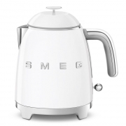 SMEG KLF05WHEU Mini-Wasserkocher, 0,8 L, feste Temperatur, Farbe Weiss