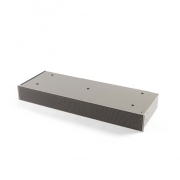 Novy Sockel Umluftbox mit monoblock grau, Hhe 98 mm, 7923400