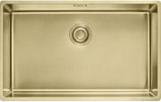 Franke Mythos Masterpiece BXM 210/110-68 Einbausple - SlimTop, Druckknopf rund, Gold, 127.0662.643