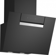 Bosch DWK67FN60, Wandesse, Serie 4, Klarglas schwarz bedruckt, 60 cm, EEK: A+, mit 5 Jahren Garantie!