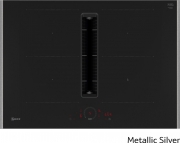 Neff V57YHQ4C0, Induktionskochfeld mit Dunstabzug, 70 cm, Metallic Silver Z9802PFMY0, MIT 7 JAHREN GARANTIE