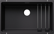 Blanco Etagon 700-U Unterbausple, Silgranit PuraDur, Farbe schwarz, 527762