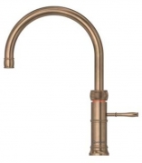 Quooker Classic Fusion Round, Combi+ und Cube *inkl. FILTER*, Messing patina, 7 JAHRE GARANTIE, 22+CFRPTNCUBE