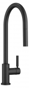 Dornbracht Tara Pull-Down Einhebelmischer mit Brausefunktion, Hochdruck, Schwarz matt, 33870888-33