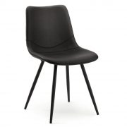 Naber Lino 1K, Stuhl, Gestell schwarz, Bezug schwarz, 3038291