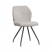 Naber Tablon Kyra 1R Stuhl, Gestell schwarz, Bezug grau, 3039051